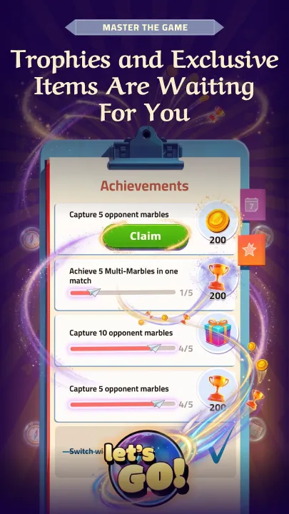 Achievements screen