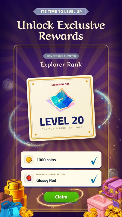 Explorer Rank screen